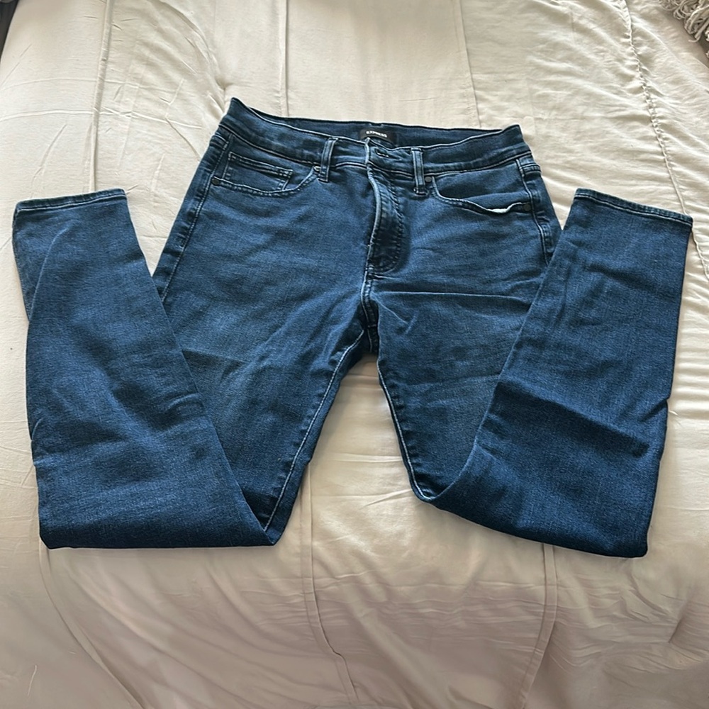 Express skinny midrise jeans size 8R
